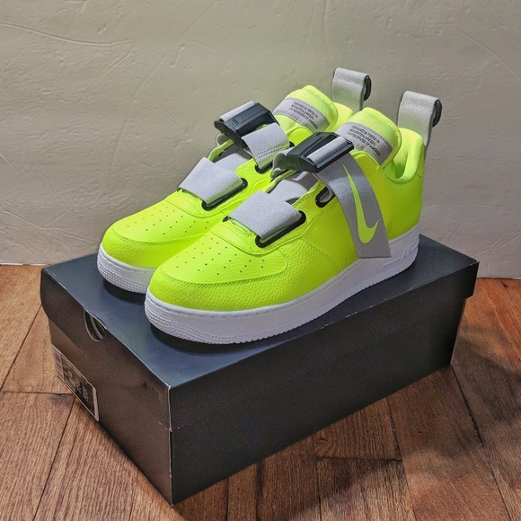 Nike Other - Nike Air Force 1 Low Top Utility Volt Men's Sz 12